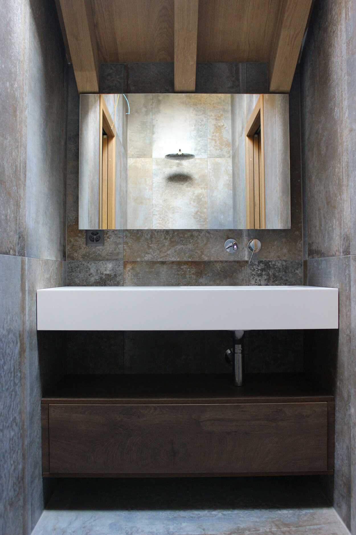 Salle de bain maison Bleue | BM Sanitaire